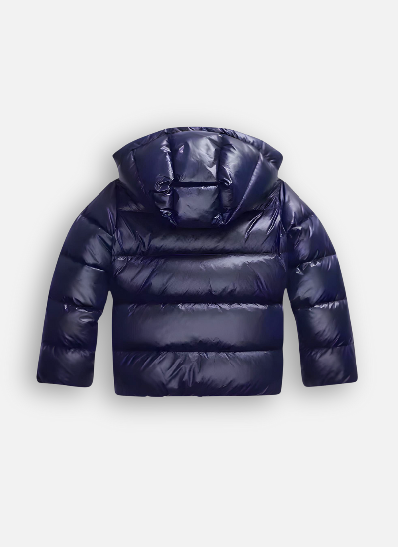 Luxury Slim Fit Puffer Jacket with Glossy Finish