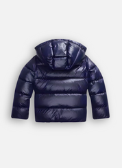 Luxury Slim Fit Puffer Jacket with Glossy Finish
