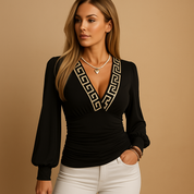 MY Original | Women's V-Neck Top with Tailored Fit