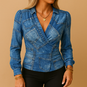 MY Original | Women's V-Neck Top with Tailored Fit