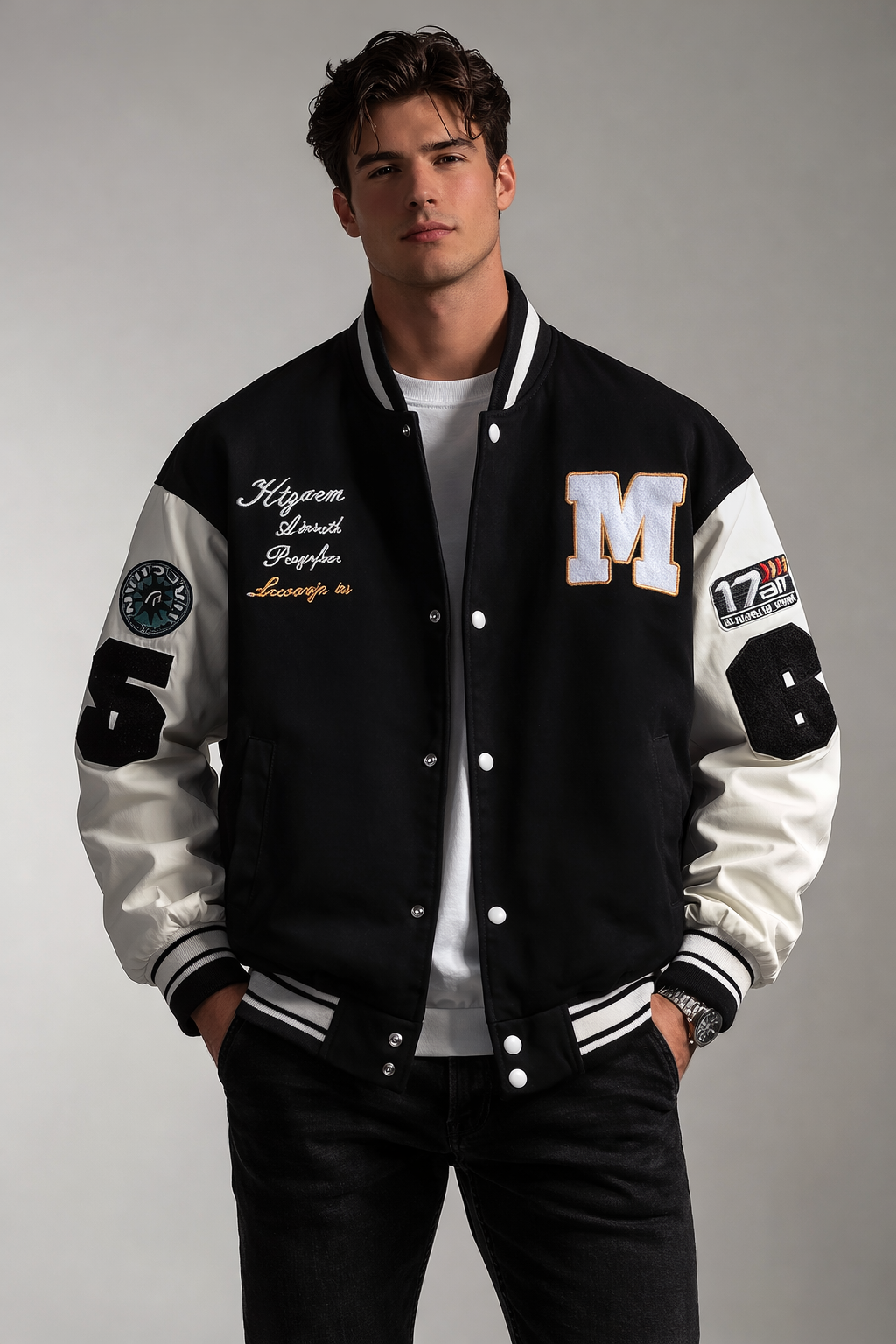 Marchie Racing | Varsity Bomber Jacket