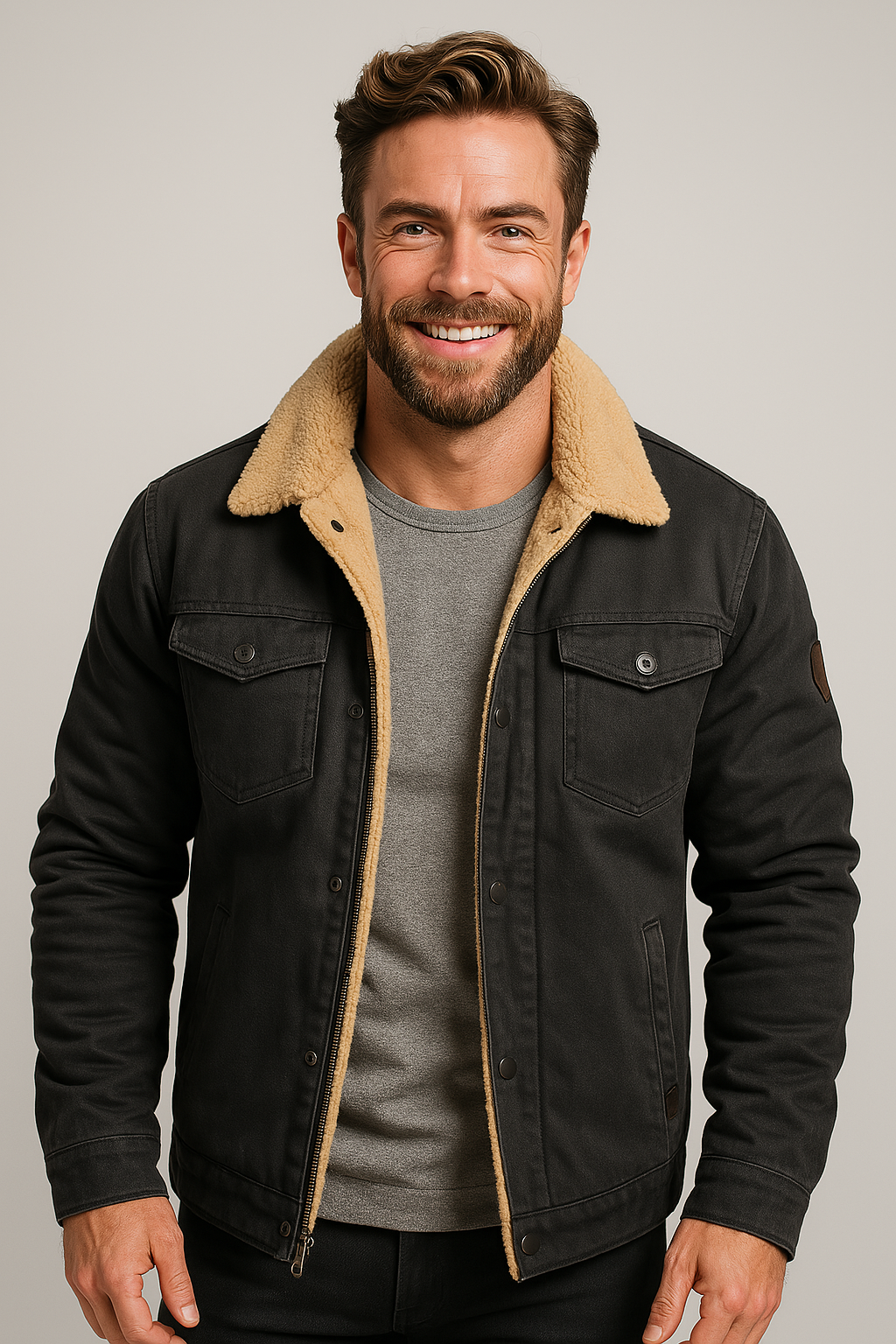Marco Bellamy | Luxury Sherpa Jacket For Men