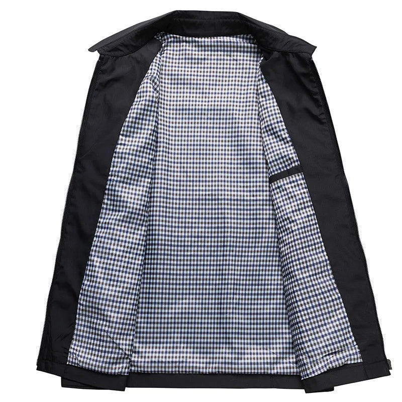 Marco Bellini | Classic Zip-Up Jacket For Men