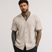 Marco Bellini | Knit Button Shirt For Men