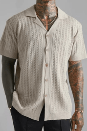 Marco Bellini | Knit Button Shirt For Men