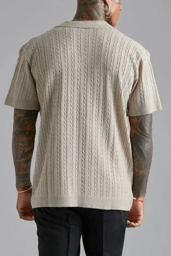 Marco Bellini | Knit Button Shirt For Men