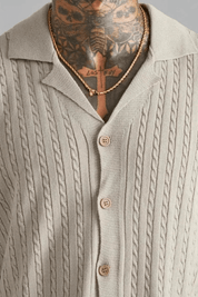Marco Bellini | Knit Button Shirt For Men