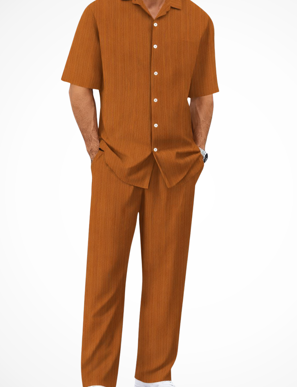 Marco Bellini | Textured Summer Co-Ord Set For Men