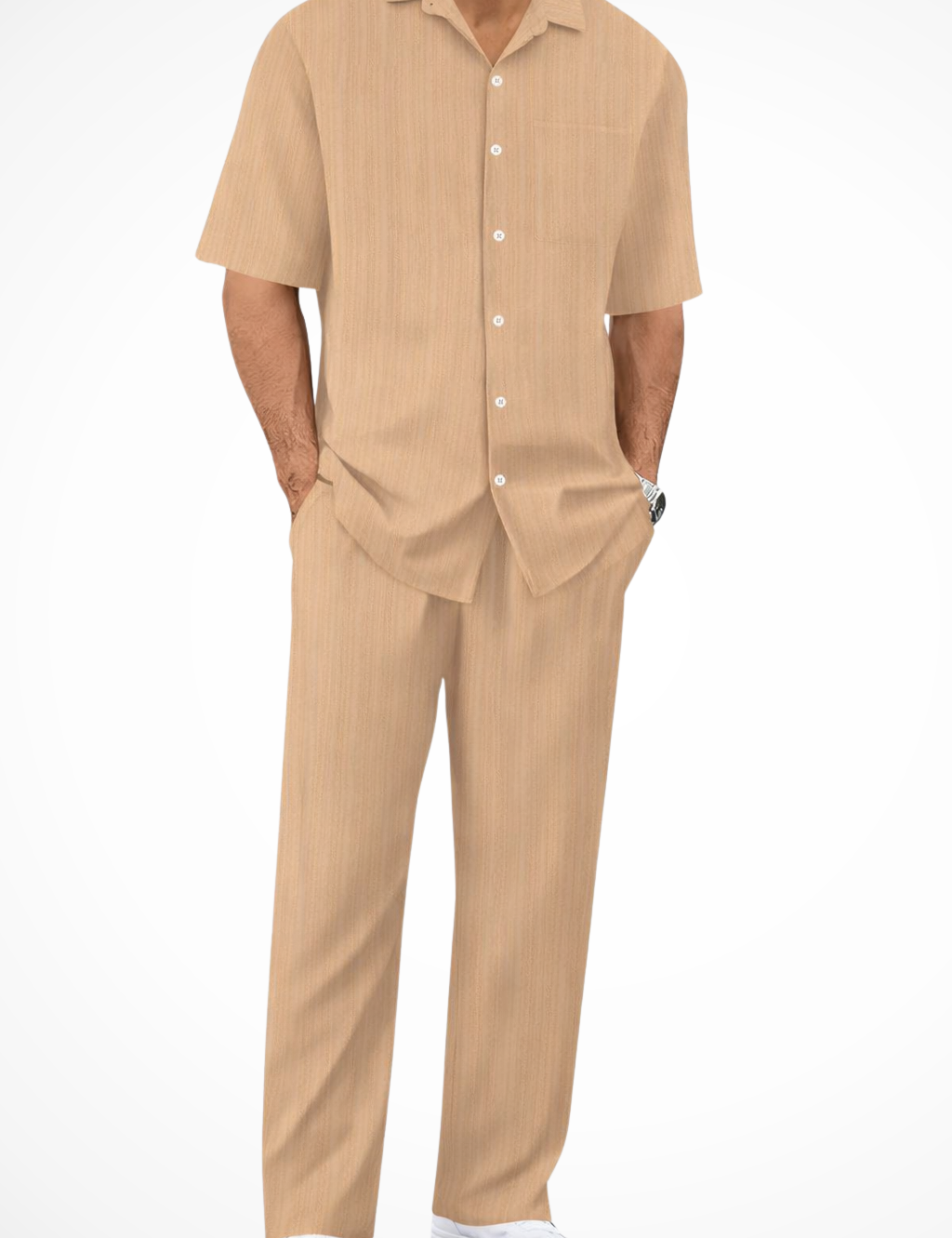 Marco Bellini | Textured Summer Co-Ord Set For Men