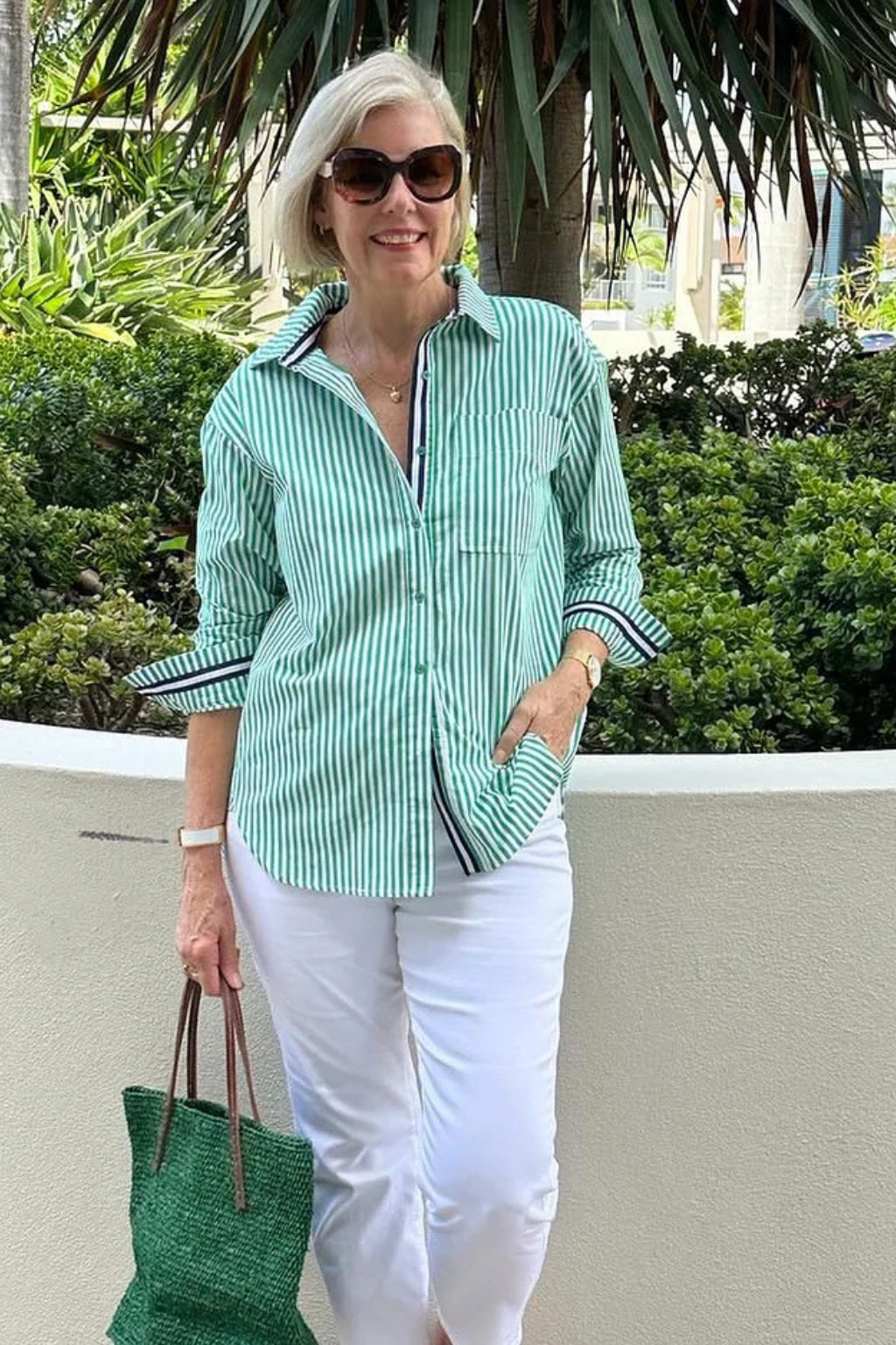 Margaux Delacroix | Classic Striped Shirt For Women