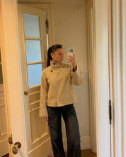 Margaux Delacroix | Modern High-Collar Tailored Jacket For Women