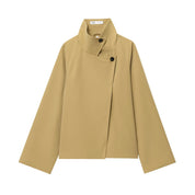 Margaux Delacroix | Modern High-Collar Tailored Jacket For Women