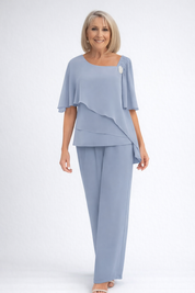 Marguerite Delacroix | Elegant Layered Two-Piece Set For Women
