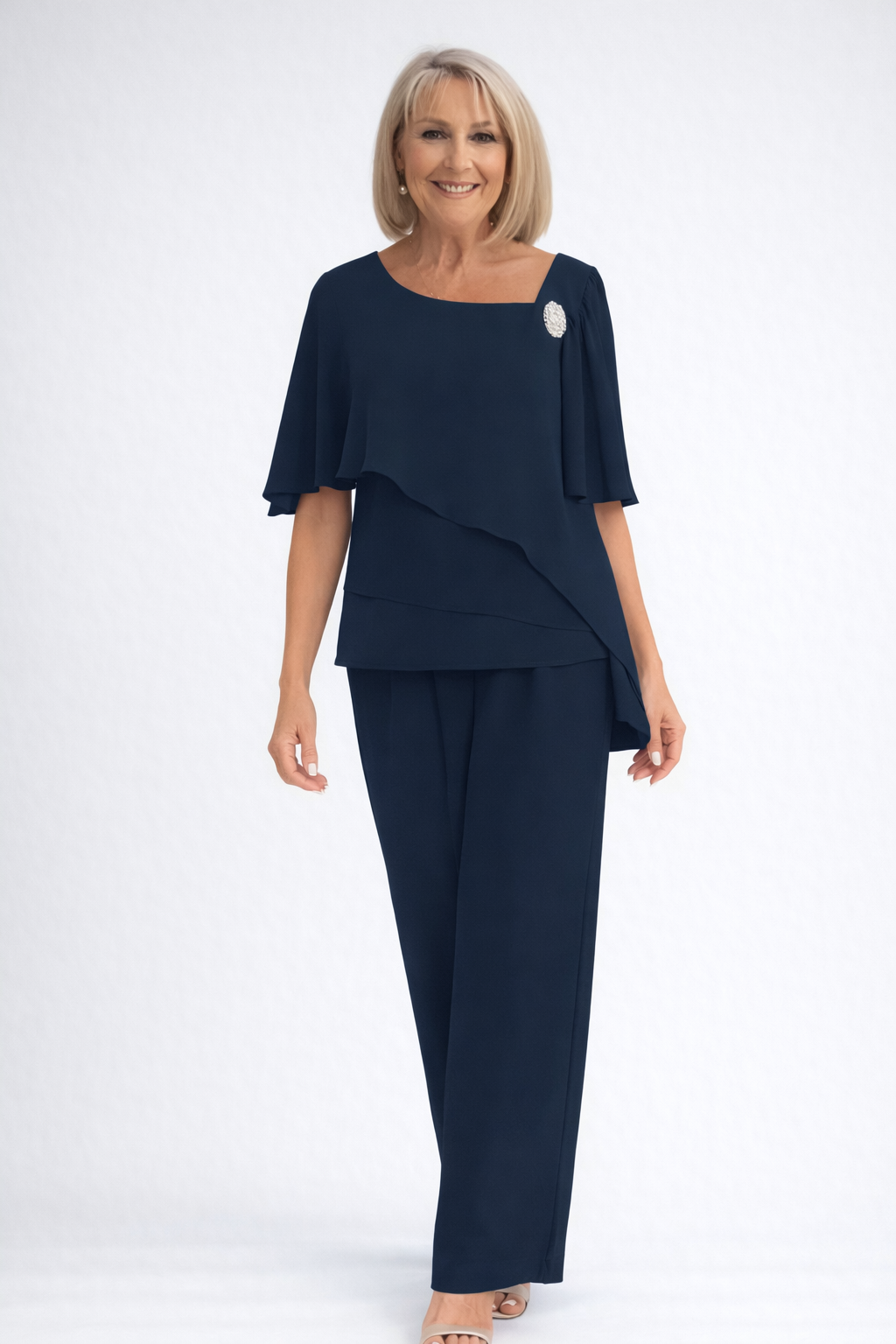 Marguerite Delacroix | Elegant Layered Two-Piece Set For Women