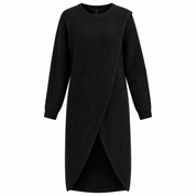 Marigold Thackeray | Ribbed Knit Wrap Jumper Dress