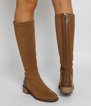 Marina Ashcroft | Brown Suede Knee-High Boots