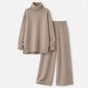 Matilda Sinclair | Ribbed Turtleneck Knit Co-Ord Set