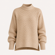 Matilda Stewart | Drawstring Side Slit Knit Sweater