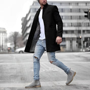 Matteo | Slim-Fit Overcoat with Refined Edge