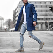 Matteo | Slim-Fit Overcoat with Refined Edge