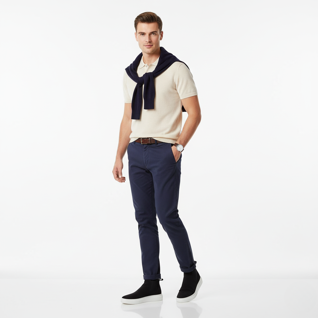 Matteo Ricci | Casual Slip-On Chelsea Sneakers For Men