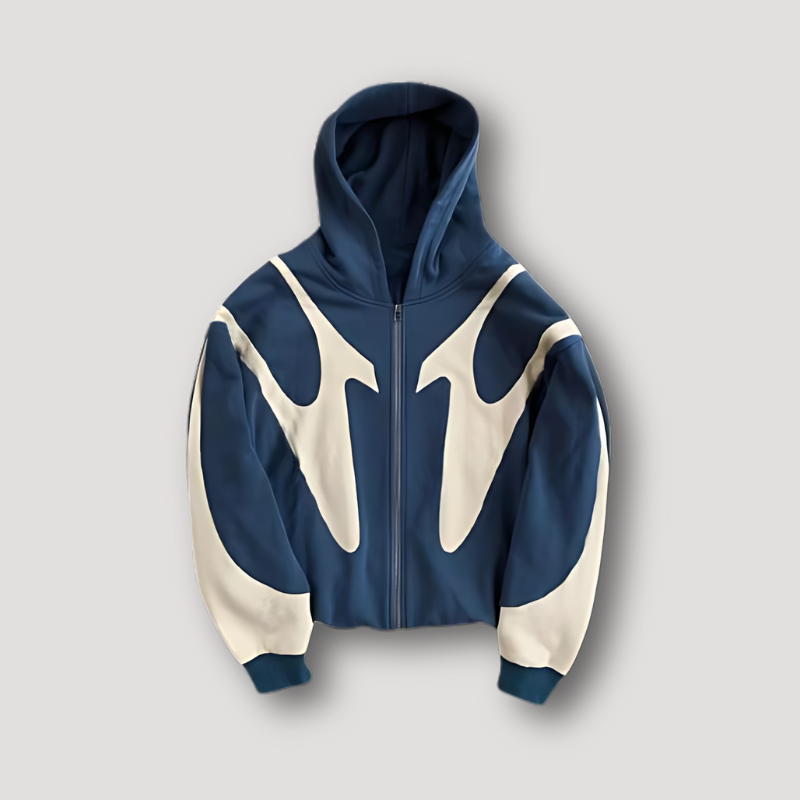 Matteo Sinclair | Graphic Zip Hoodie For Men