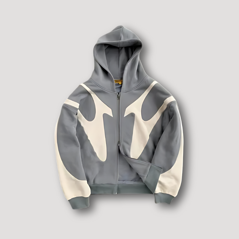 Matteo Sinclair | Graphic Zip Hoodie For Men