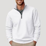 Oliver Stanton | Premium Zip-Neck Sweater For Men