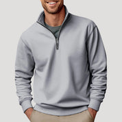 Oliver Stanton | Premium Zip-Neck Sweater For Men