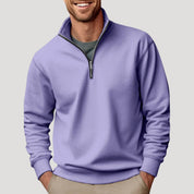 Oliver Stanton | Premium Zip-Neck Sweater For Men