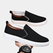 Marco Bellini | Slip-On Canvas Sneakers in Warm Tan