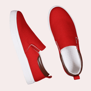 Marco Bellini | Slip-On Canvas Sneakers in Warm Tan