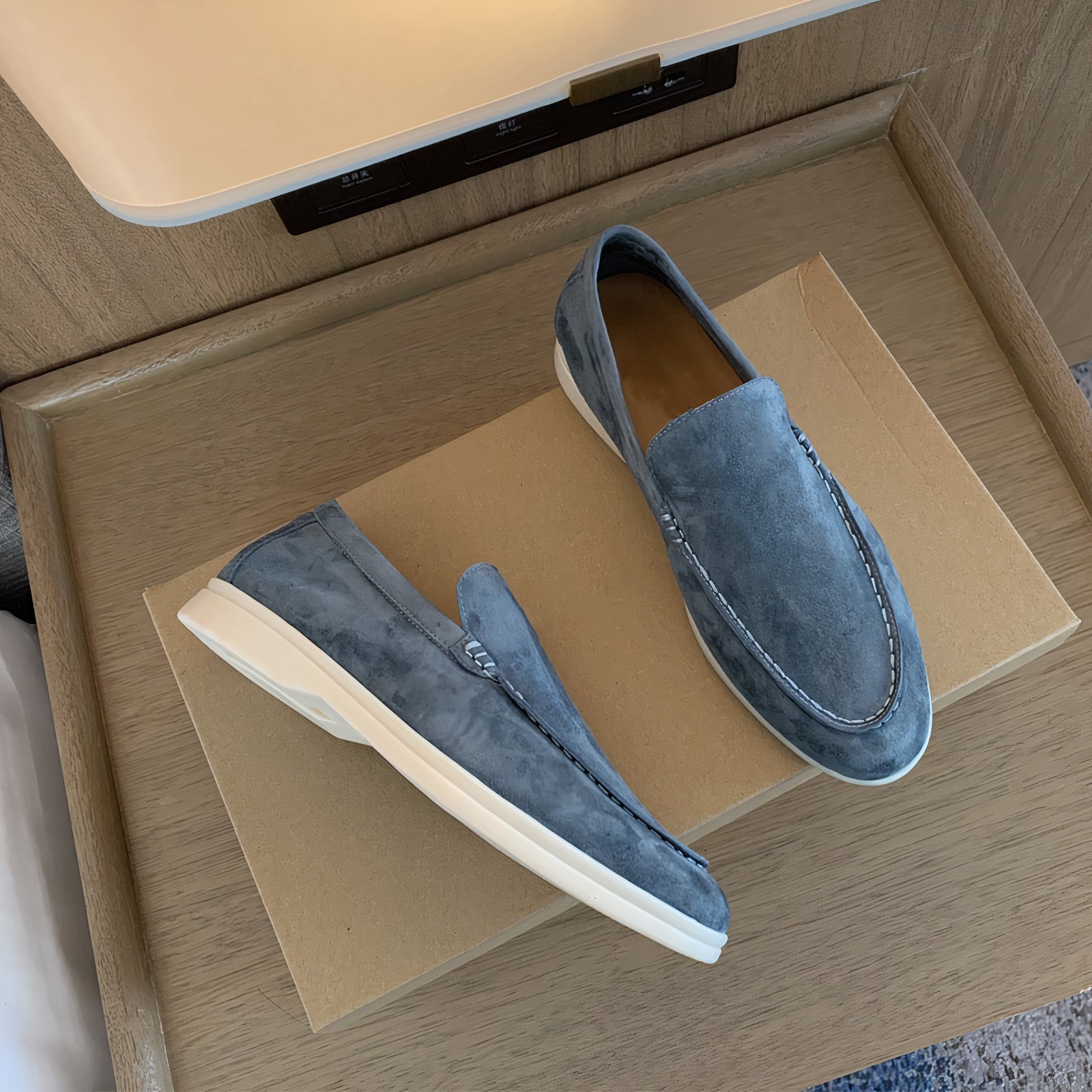 Benjamin Cole | Suede Slip-On Loafers