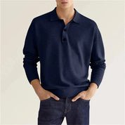 Dominic Ross | Long-Sleeve Knit Polo
