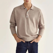 Dominic Ross | Long-Sleeve Knit Polo