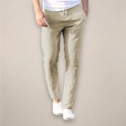 Nathan Clark | Relaxed Linen Drawstring Trousers