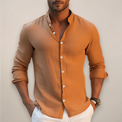 Mason Bryant | Slim-Fit Mandarin Collar Shirt