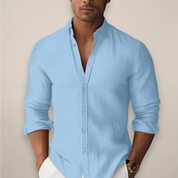 Mason Bryant | Slim-Fit Mandarin Collar Shirt