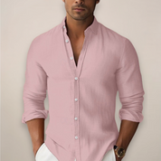 Mason Bryant | Slim-Fit Mandarin Collar Shirt