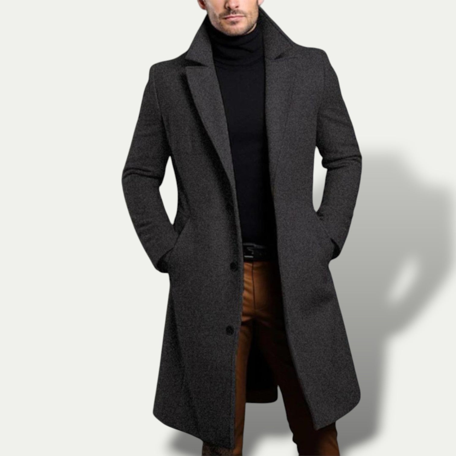 Alexander Stone | Classic Wool Overcoat