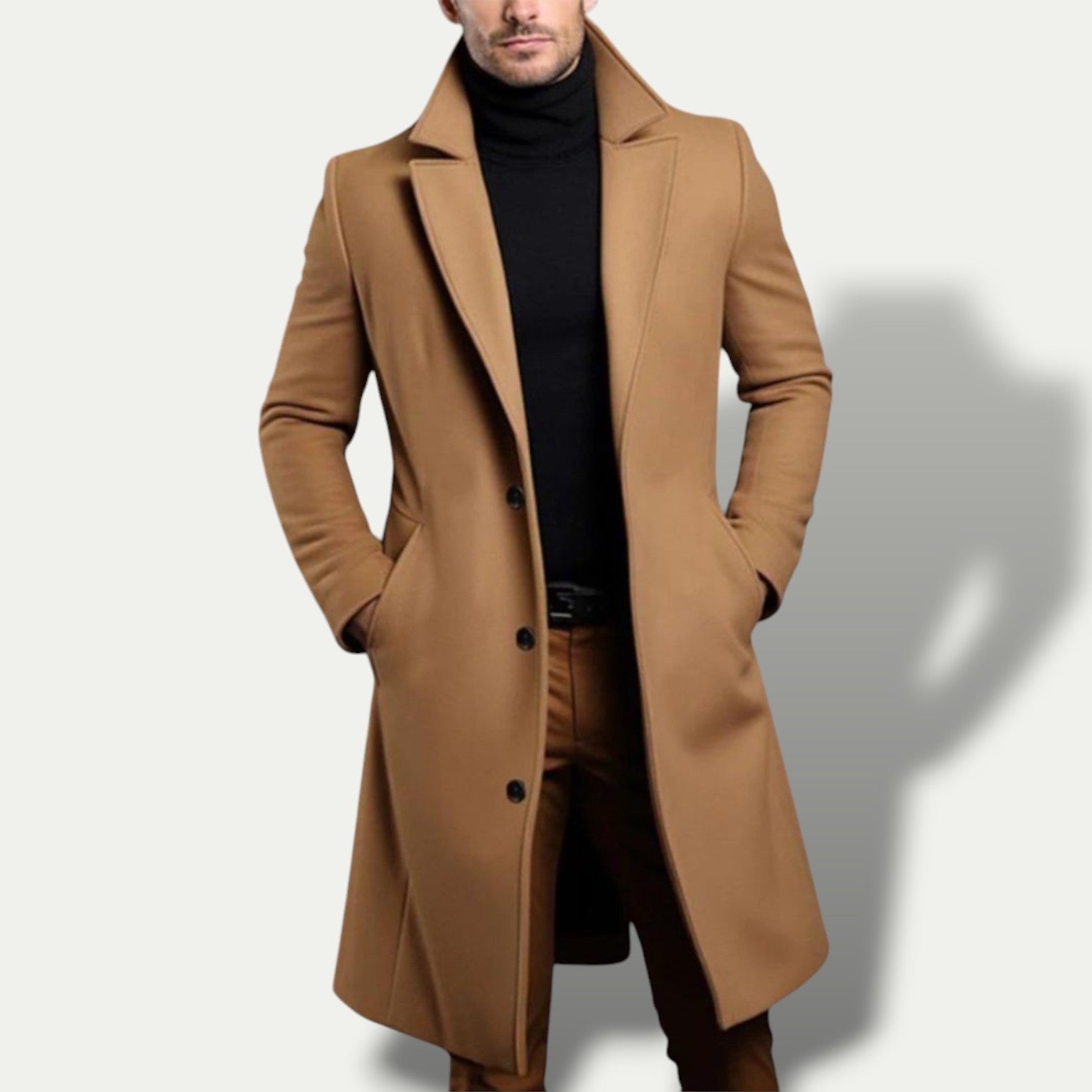 Alexander Stone | Classic Wool Overcoat