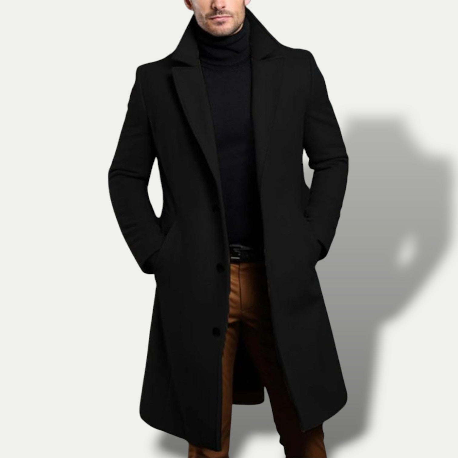 Alexander Stone | Classic Wool Overcoat
