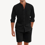 Alessandro Knight | Linen Shirt and Shorts Set