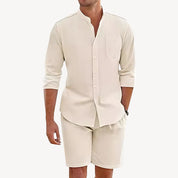 Alessandro Knight | Linen Shirt and Shorts Set