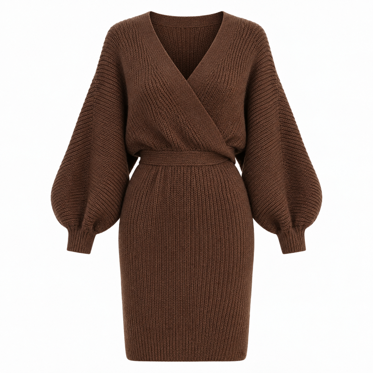 Robe pull-over portefeuille Millicent Hawthorne avec manches évêque