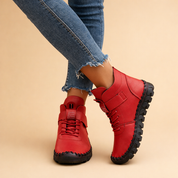 Dorothea Griffiths | Bottines en cuir à lacets avec semelle contrastante