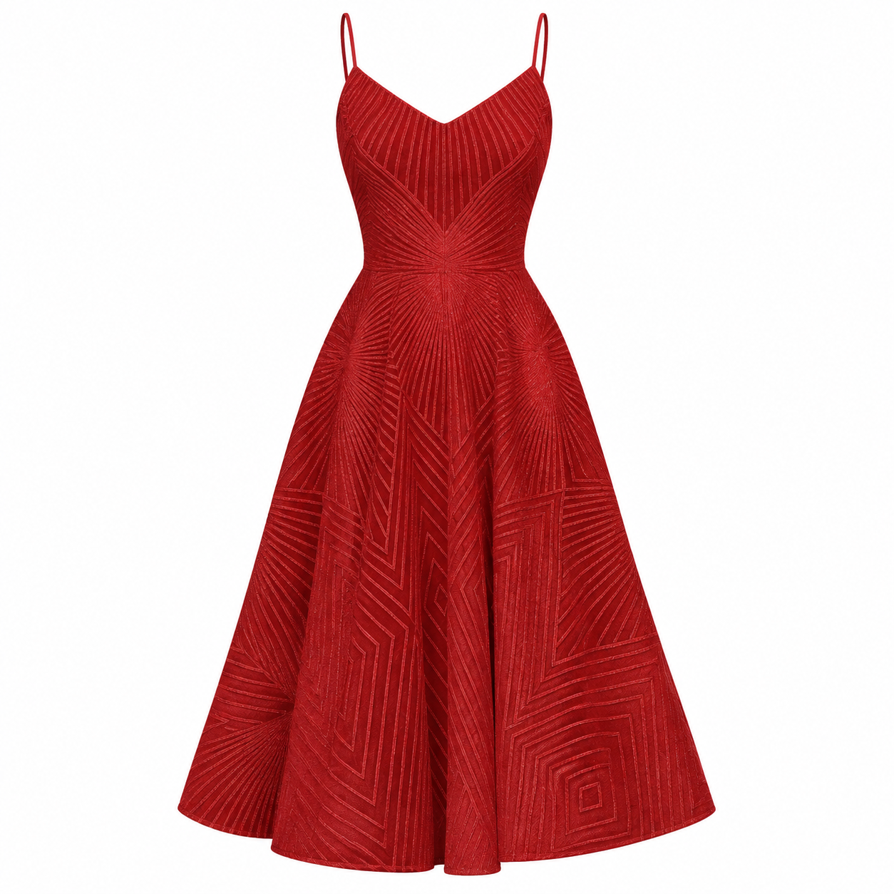 Nadia Prescott | Textured Cocktail Dress With Open Back