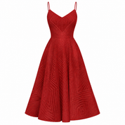 Nadia Prescott | Textured Cocktail Dress With Open Back