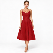 Nadia Prescott | Textured Cocktail Dress With Open Back
