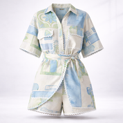 Nadia Whitmore | Summer Printed Wrap Dress